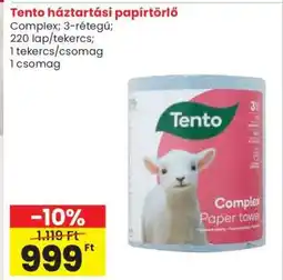 Spar Tento háztartási papírtörlő ajánlat