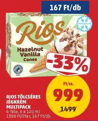 RIOS TÖLCSÉRES JÉGKRÉM MULTIPACK
