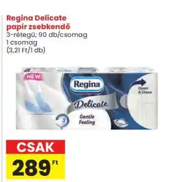 Spar Regina Delicate papír zsebkendő ajánlat