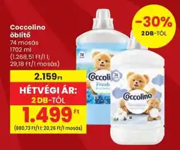 Spar Coccolino Öblítő ajánlat