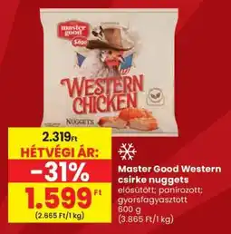 Spar Master Good Western csirke nuggets ajánlat