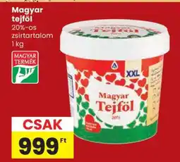 Spar Magyar tejföl ajánlat