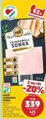 PENNY KARÁT CSIRKEMELL SONKA ajánlat
