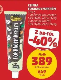 PENNY Czifra Fokhagymakrém ajánlat