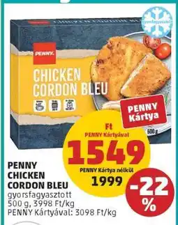 PENNY PENNY CHICKEN CORDON BLEU ajánlat
