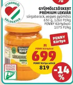 PENNY GYÜMÖLCSÖSKERT PRÉMIUM LEKVÁR ajánlat