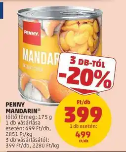 PENNY PENNY MANDARIN ajánlat