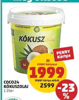 PENNY COCO24 Kókuszolaj ajánlat