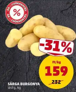 PENNY Sárga Burgonya ajánlat