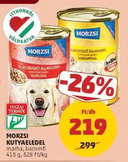 PENNY MORZSI KUTYAELEDEL ajánlat
