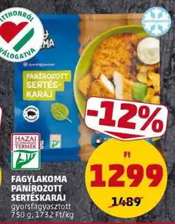 PENNY Fagylakoma Panírozott Sertéskaraj ajánlat