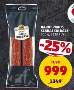 PENNY KARÁT PÁROS SZÁRAZKOLBÁSZ ajánlat