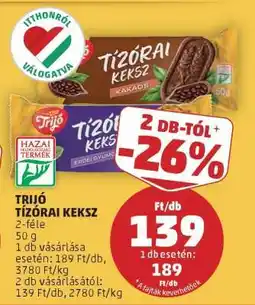 PENNY Trijó Tízórai Keksz ajánlat