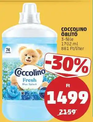PENNY Coccolino Öblítő ajánlat