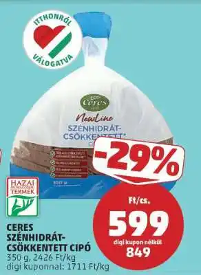 CERES SZÉNHIDRÁT-CSÖKKENTETT CIPÓ