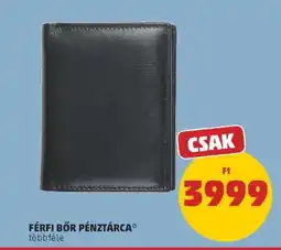 PENNY Férfi bőr pénztárca ajánlat