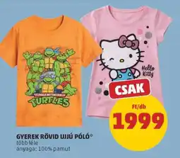 PENNY GYEREK RÖVID UJJÚ PÓLÓ ajánlat