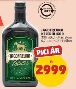 PENNY Jagdfreund Keserűlikőr ajánlat