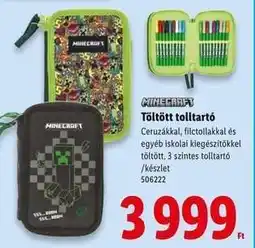 Lidl Töltött tolltartó ajánlat
