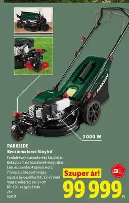 Lidl PARKSIDE Benzinmotoros fűnyíró ajánlat