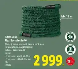 Lidl PARKSIDE Flexi locsolótömlő ajánlat