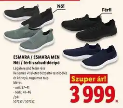 Lidl esmara / esmara MEN Női / férfi szabadidőcipő ajánlat