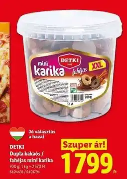 Lidl DETKI ajánlat