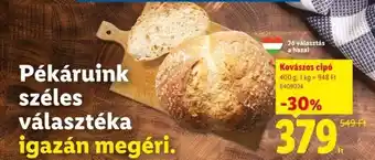 Lidl Kovászos cipó ajánlat