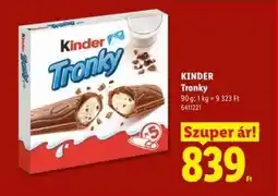 Lidl Kinder Tronky ajánlat