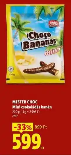 Lidl MISTER CHOC ajánlat
