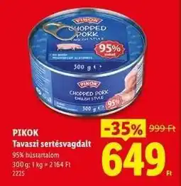 Lidl PIKOK ajánlat