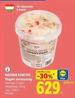 Lidl HAZÁNK KINCSEI Vegyes savanyúság ajánlat