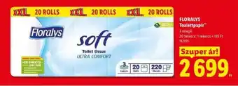 Lidl FLORALYS Toalettpapír ajánlat
