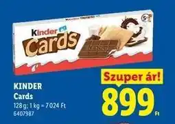 Lidl Kinder ajánlat