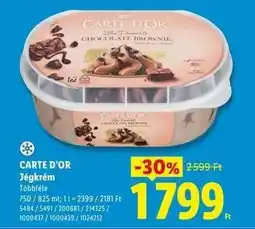 Lidl CARTE D'OR Jégkrém ajánlat