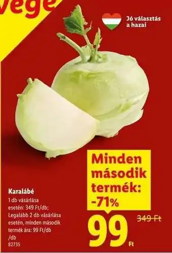 Lidl Karalábé ajánlat