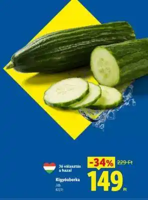 Lidl Kígyóuborka ajánlat