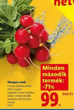 Lidl Hónapos retek ajánlat