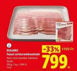Lidl DULANO Falusi sertéscombszeletek ajánlat