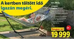 Lidl LIVARNO Függőágy kerettel ajánlat