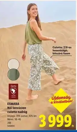Lidl ESMARA ajánlat