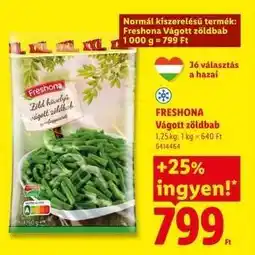 Lidl FRESHONA Vágott zöldbab ajánlat