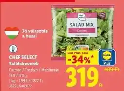 Lidl CHEF SELECT Salátakeverék ajánlat