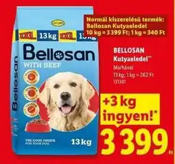 Lidl BELLOSAN Kutyaeledel ajánlat