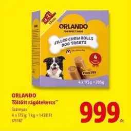 Lidl Orlando Töltött rágótekercs ajánlat