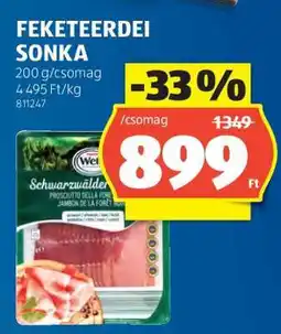 ALDI Feketeerdei Sonka ajánlat