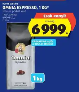 ALDI OMNIA ESPRESSO, 1 KG ajánlat