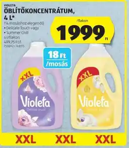 ALDI Violeta Öblítőkoncentrátum, 4 L ajánlat