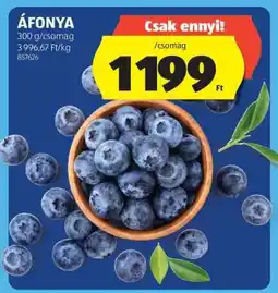 ALDI Áfonya ajánlat
