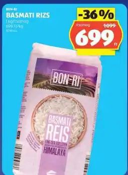 ALDI BON-RI Basmati Rízs ajánlat